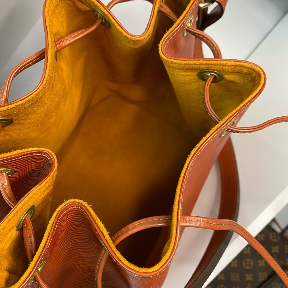 Louis Vuitton Brown Noe Epi Leather Bag - Picture 12 of 13